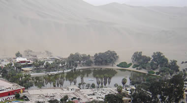 Huacachina - oasis en Ica