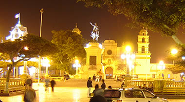 Plaza de noche